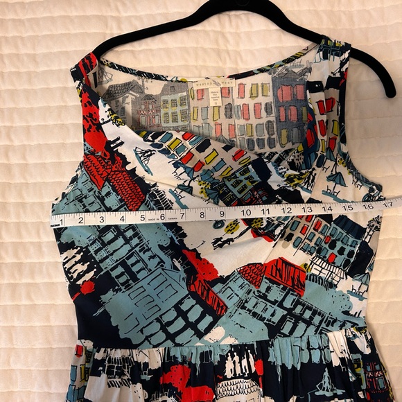 Weston Wear city print cotton dress. - Picture 7 of 8